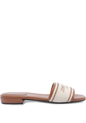 Jimmy Choo Joa flat sandals - Neutrals