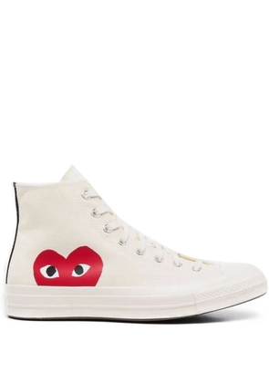 Comme des Garçons Homme x Converse Chuck 70 heart-motif high-top sneakers - White