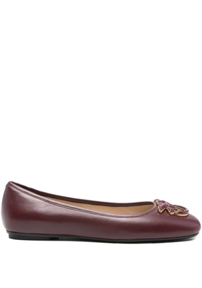PINKO Love Birds ballet flats - Red