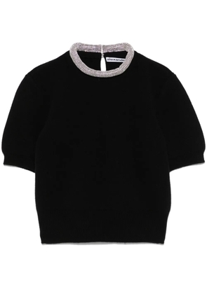 Alexander Wang crystal-embellished T-shirt - Black