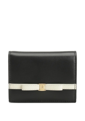 Ferragamo ribbon-detail wallet - Black