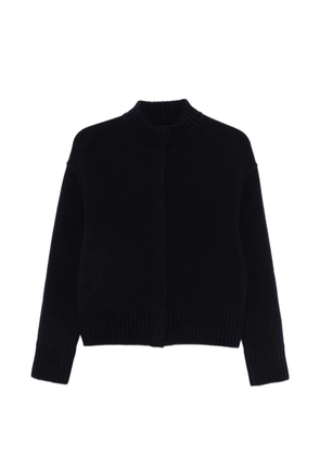 Bruno Manetti mock-neck cardigan - Blue