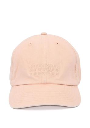 MM6 Maison Margiela logo-embroidered baseball cap - Pink