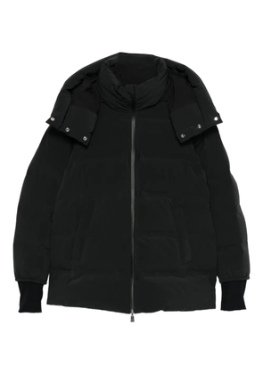 Herno hooded zip-up jacket - Black