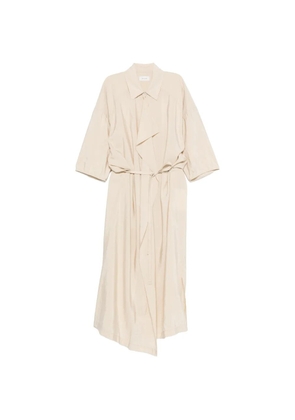 LEMAIRE asymmetrical shirt dress - Neutrals