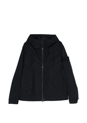 Stone Island hooded zip-up jacket - Blue