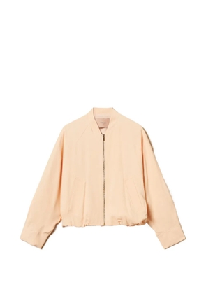 TWINSET kimono-sleeve bomber jacket - Neutrals