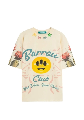 BARROW cactus-print T-shirt - Neutrals