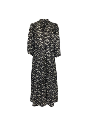 Ba&Sh printed midi dress - Black