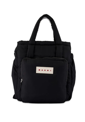 Marni Puff East/West backpack - Black