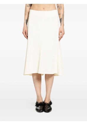 Jil Sander A-line midi skirt - Neutrals