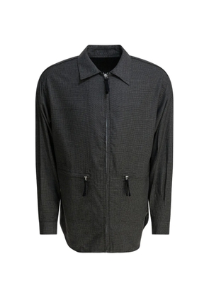 Comme des Garçons Homme zip cotton coat - Grey