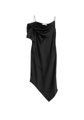 IRO Thiana asymmetric midi dress - Black