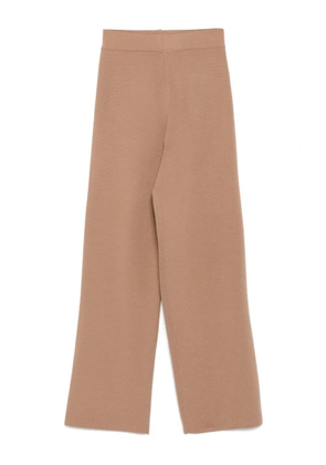 Fabiana Filippi high-waisted wool trousers - Brown