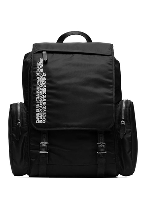Calvin Klein black branded backpack