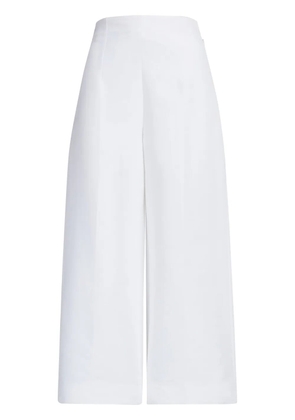 Marni wide-leg cropped trousers - White