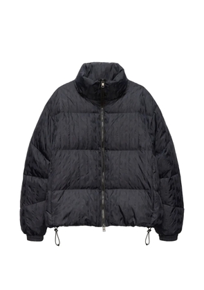 MSGM zip-up padded jacket - Black