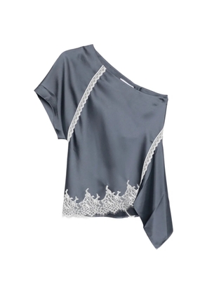 IRO lace asymmetric top - Blue