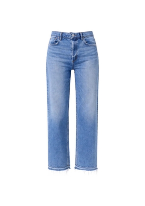 AGOLDE Ren frayed-hem jeans - Blue