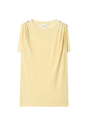 MARANT ÉTOILE Zelna draped T-shirt - Yellow