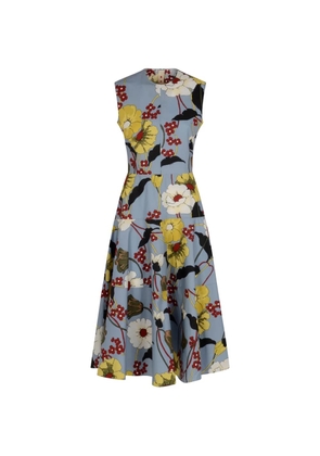 Marni floral sleeveless dress - Blue