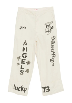 MASU x VERDY M.B.C. Memorial trousers - Neutrals