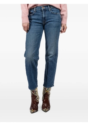 MOTHER zip cropped jeans - Blue