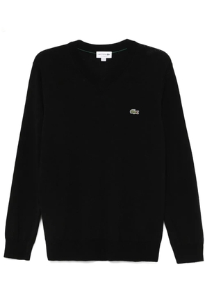 Lacoste V-neck sweater - Black