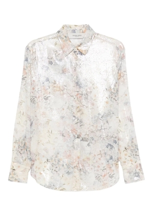 Golden Goose sequin floral shirt - Neutrals