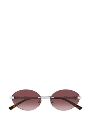 Gucci Eyewear round-frame sunglasses - Silver