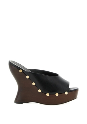 Magda Butrym open-toe studded leather mules - Black