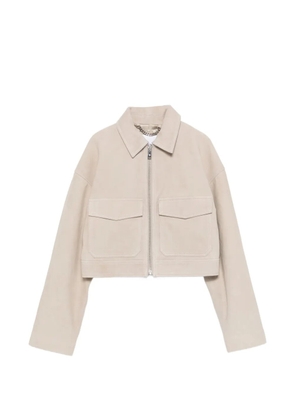 ANINE BING Christian pocket zip jacket - Neutrals