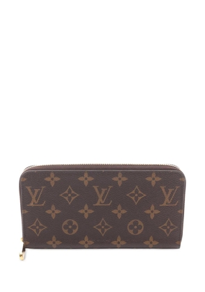 Louis Vuitton Pre-Owned 2021-2025 Monogram Zippy Wallet long wallets - Brown