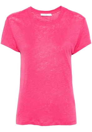 IRO Third linen T-shirt - Pink