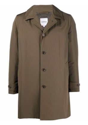 ASPESI single-breasted tailored coat - Green