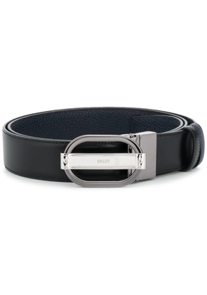 Bally oval buckle belt - Black