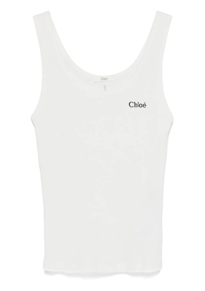 Chloé jersey tank top - White