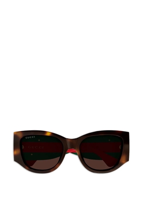 Gucci Eyewear gg2115s geometric sunglasses - Brown