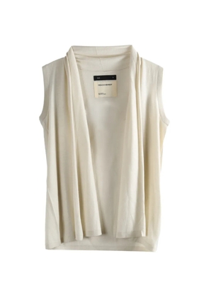 Frenckenberger shawl-neck T-shirt - Neutrals