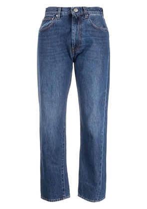 TOTEME cropped straight-leg jeans - Blue