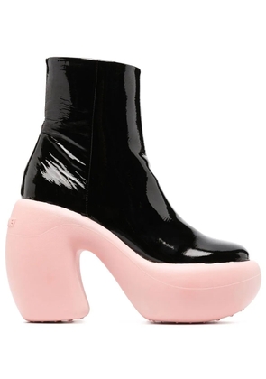 Haus of Honey Honey Bubble 120mm heeled boots - Black