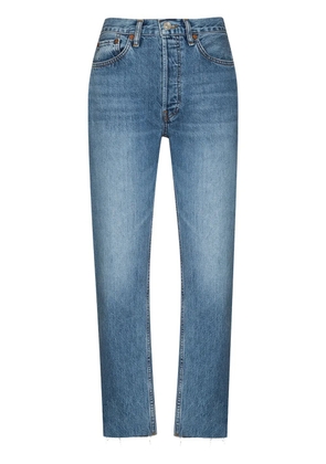 RE/DONE Stove Pipe cropped jeans - Blue