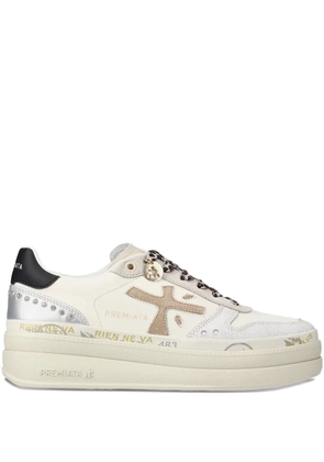 Premiata platform leopard-print sneakers - Neutrals