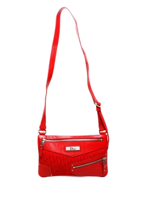 Christian Dior Pre-Owned 2000-2015 Trotter monogram shoulder bag - Red