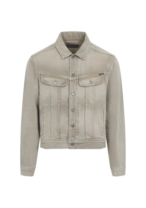 TOM FORD pocket denim jacket - Grey