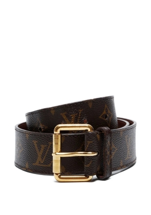 Louis Vuitton Pre-Owned 2012 monogram belt - Brown