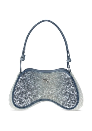 Diesel rhinestone-embellished shoulder bag - Blue