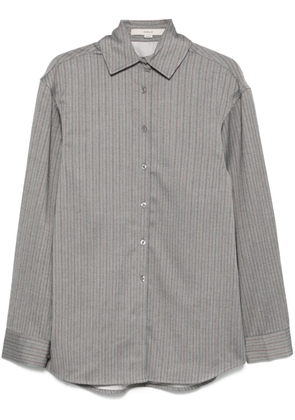 REMAIN herringbone-patterned shirt - Grey