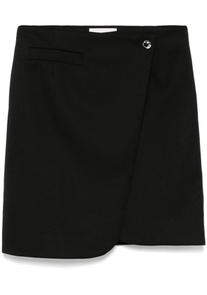Coperni wraparound mini skirt - Black