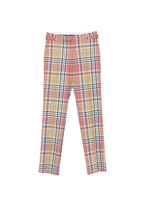 Vivienne Westwood buckle check trousers - Pink
